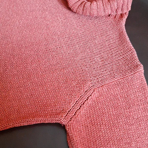 Eileen Fisher Italian Yarn Textured Knit Turtleneck Sweater - Picture 5 of 12